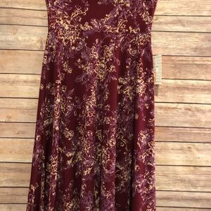 XS floral Azure Skirt